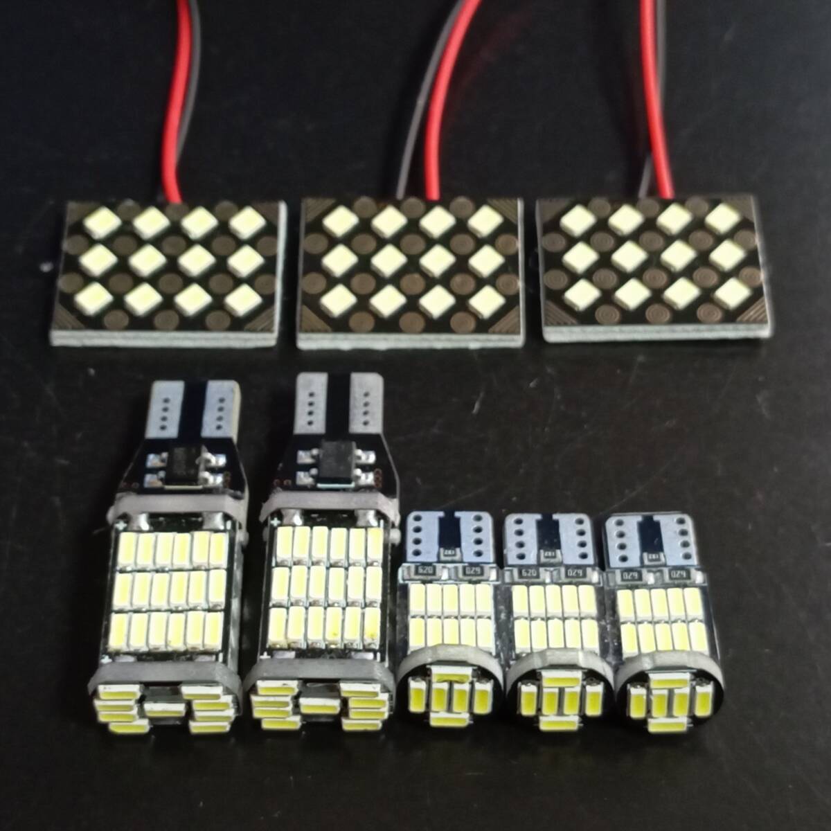 リーフ ZE1 T10 LED 超爆光 ルームランプ バックランプ ナンバー灯 8個セット ホワイト 日産 /s12/45/26拍卖