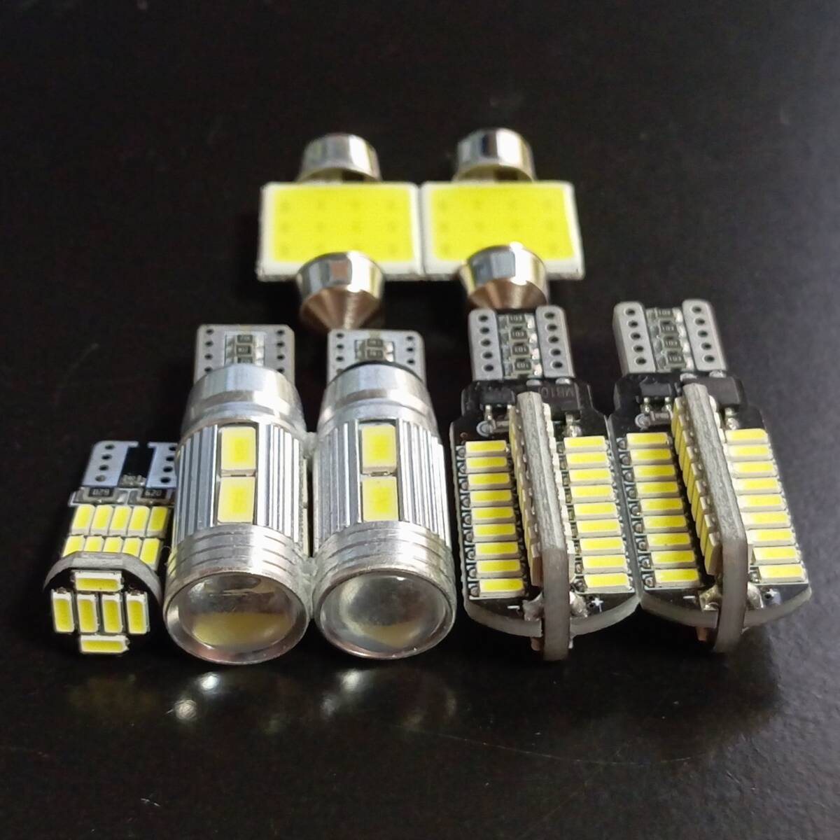 MH34S ワゴンR スティングレー 超爆光!T10 LED ルームランプ バックランプ ナンバー灯 7個セット スズキ /72/10/26/t31拍卖