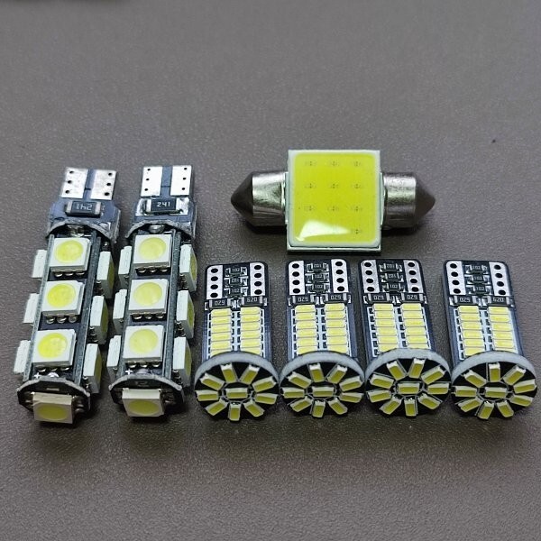 超爆光!MA27/37S ソリオ ハイブリッド ルームランプ スモール バックランプ ナンバー灯 T10 LED 7個セット ホワイト スズキ /13/34/t31拍卖