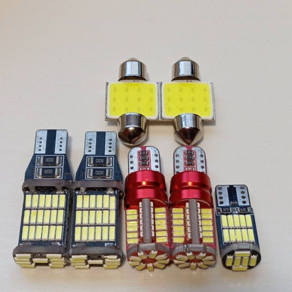 超爆光!MG33S モコ ドルチェ T10 LED ルームランプ ナンバー灯 バックランプ 7点セット ホワイト 日産 /45/57/26/t31拍卖