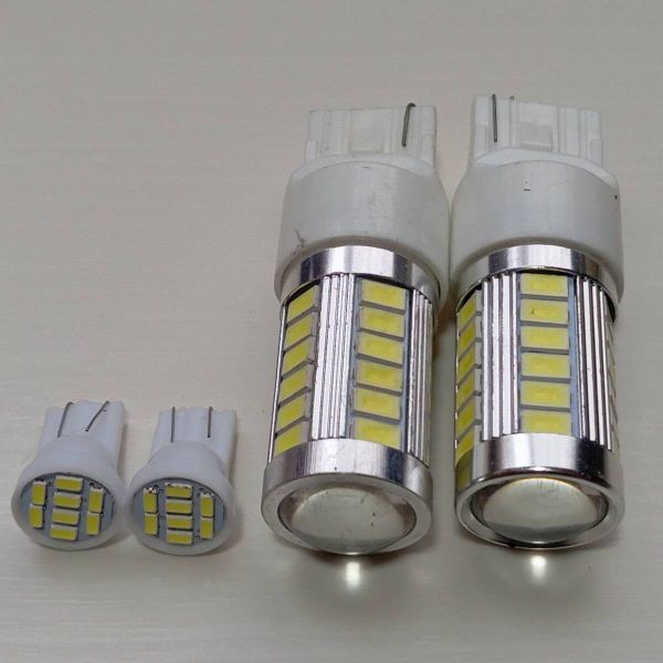 bB NCP30系 超爆光!T20 T10 LED バックランプ ポジション スモール 4個セット ホワイト トヨタ /33/8拍卖