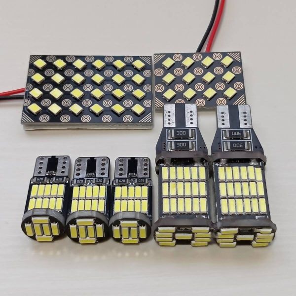 MM53S フレアワゴン 超爆光! T10 LED ルームランプ バックランプ ナンバー灯 7個セット マツダ /s24/s12/45/26拍卖