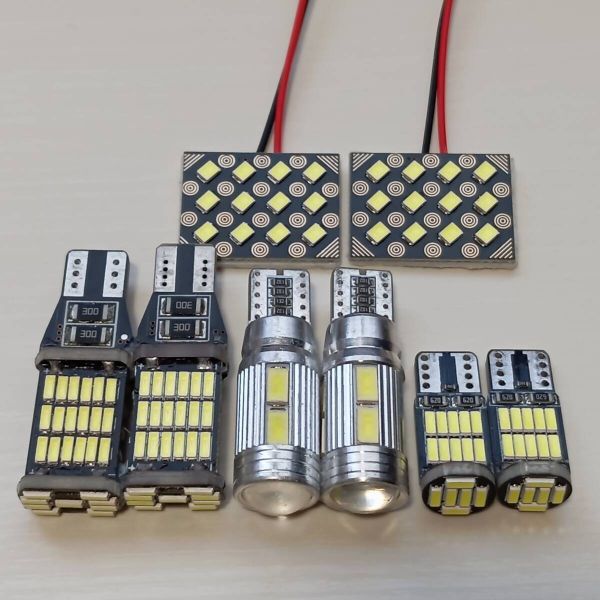 RF1 RF2 ステップワゴン 超爆光!T10 LED ルームランプ バックランプ 車幅灯 ナンバー灯 8点セット ホワイト ホンダ /45/10/26/s12拍卖