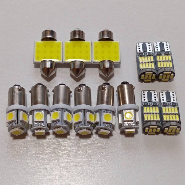 E51 エルグランド 超爆光!T10 LED ルームランプ 13個セット ホワイト ニッサン /b5/26/t31拍卖