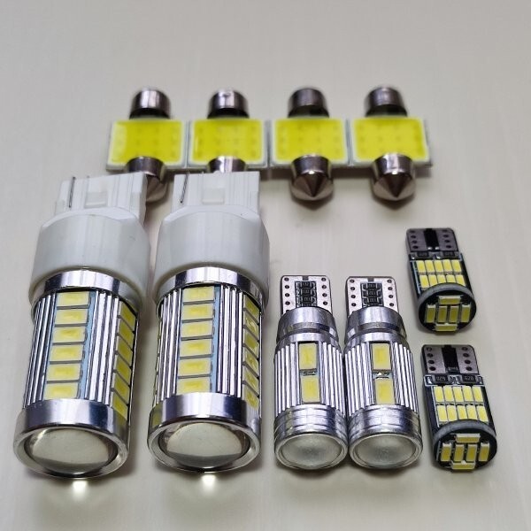 RT1-4 クロスロード 超爆光 T10 LED ルームランプ ナンバー灯 バックランプ スモール ホワイト10点セット /33/10/26/t31拍卖