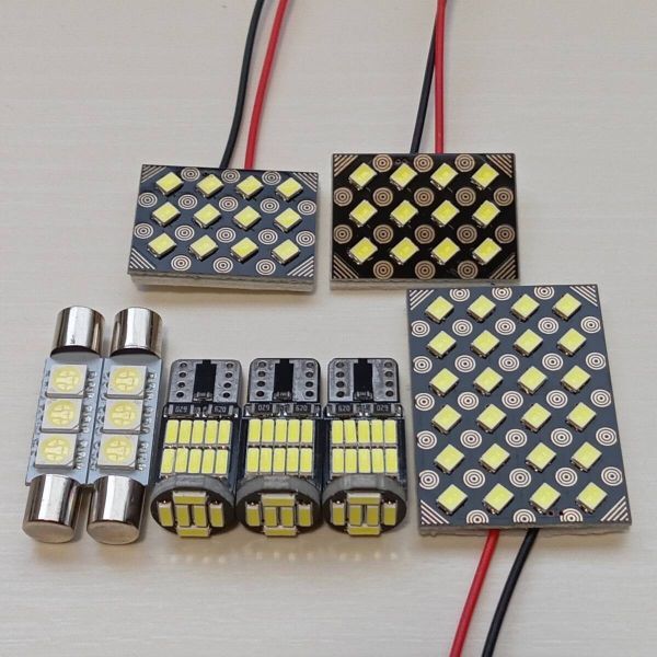 BR系 レガシィツーリングワゴン(レガシー) 超爆光!T10 LED COBパネル ルームランプ 8点セット ホワイト スバル /s24/s12/26/f3拍卖