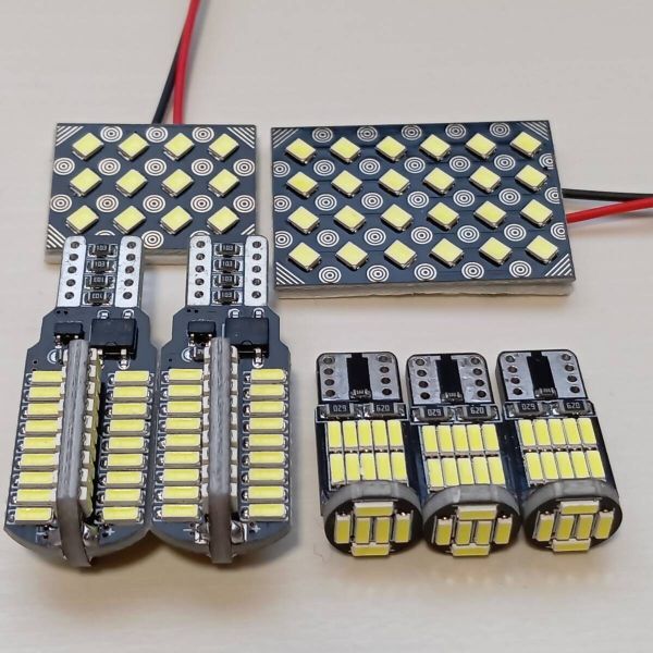 MA27S MA37S ソリオ 超爆光!T10 LED ルームランプ バックランプ ナンバー灯 7個セット ホワイト スズキ /s24/s12/72/26拍卖