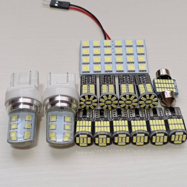 ZVW30系 プリウスG'S 超爆光!T10 LED ルームランプ ナンバー灯 バックランプ ポジション 14個セット ホワイト トヨタ /12/34//26/t28/s24拍卖