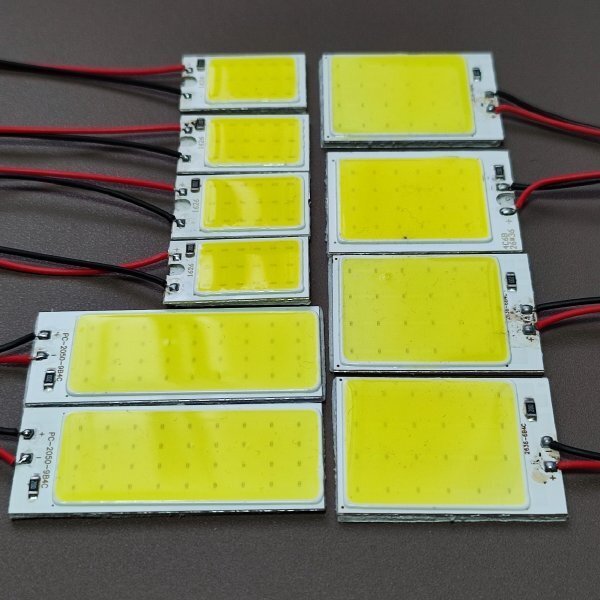 超爆光!AGH30系 アルファード COB全面発光 パネルライト T10 LED ルームランプ 10個セット ホワイト トヨタ /c24/c18/c36拍卖