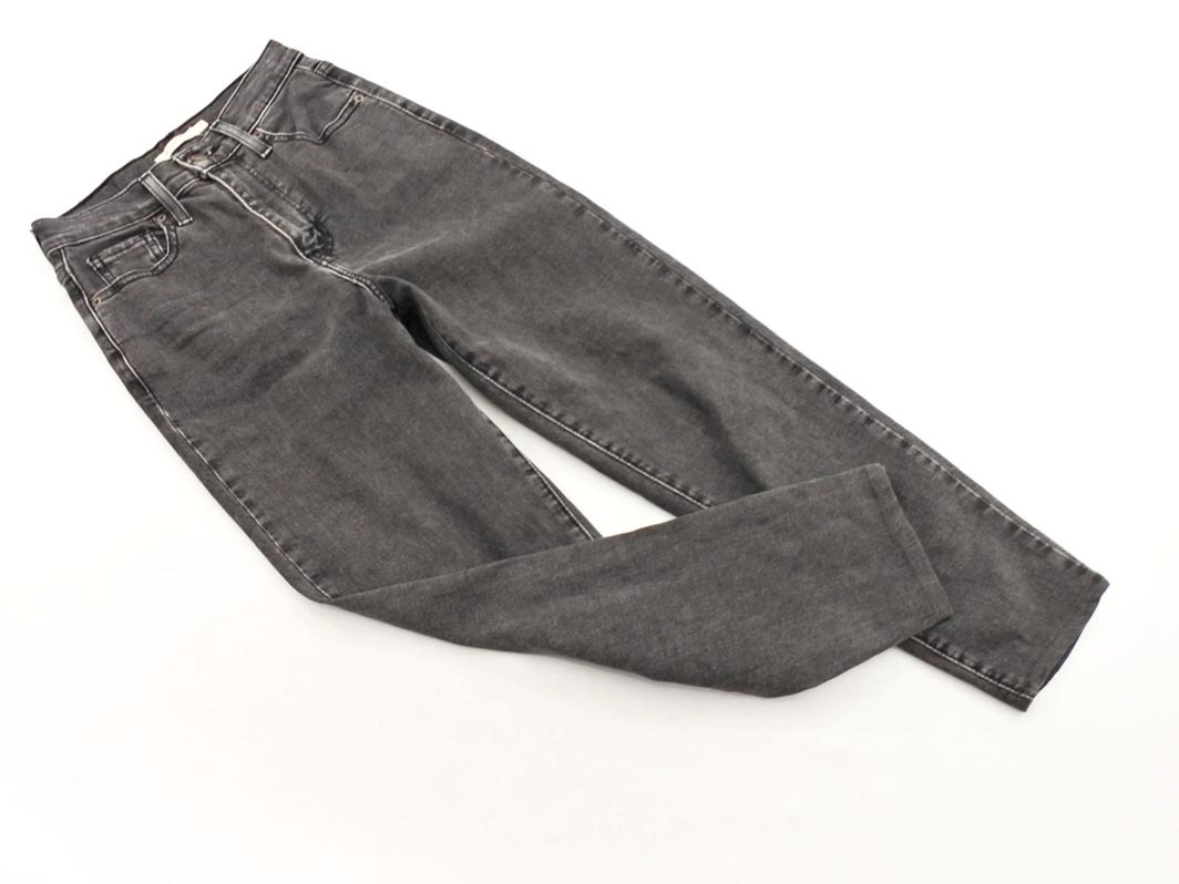 LEVI’S リーバイス ハイウエスト テーパード デニムパンツ size25/グレー ■■ ☆ fhd0 レディース拍卖