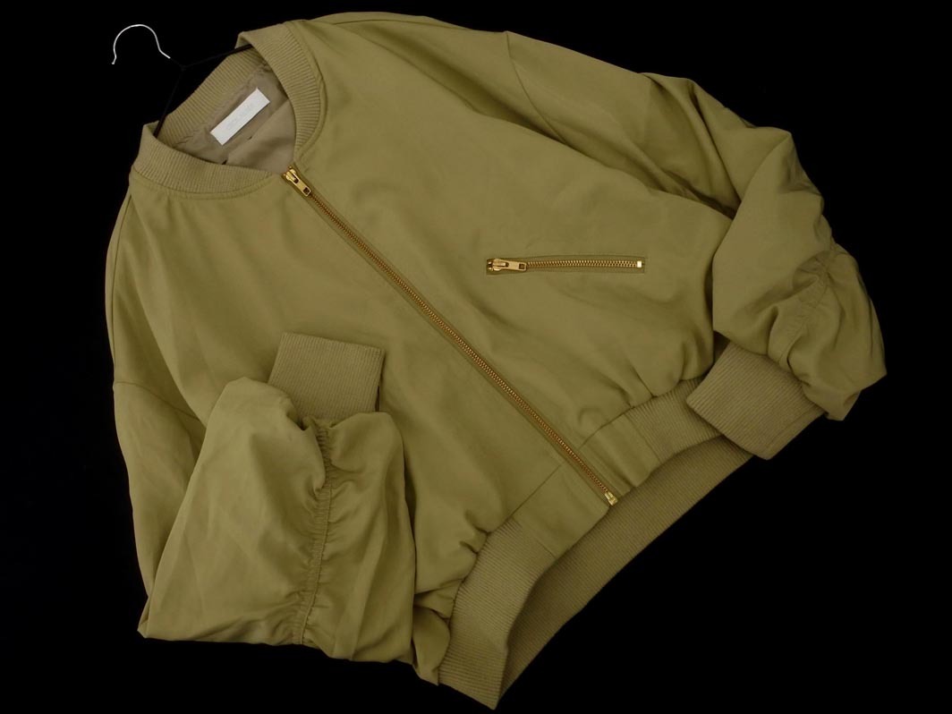 CECIL McBEE セシルマクビー ブルゾン ジャケット sizeF/ベージュ ◇■ ☆ fia4 レディース拍卖