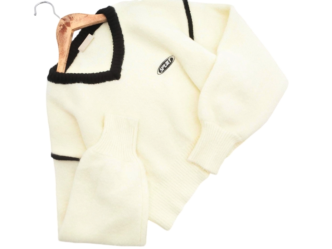 FREE’S MART フリーズマート バイカラー ニット セーター sizeFR/アイボリー ◇■ ☆ fia4 レディース拍卖