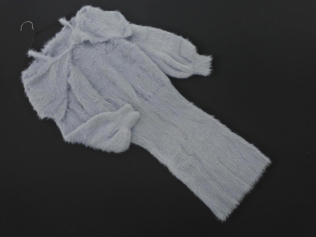 SPIRALGIRL スパイラルガール シャギー ニット ワンピース sizeF/水色 ◇■ ☆ fib0 レディース拍卖