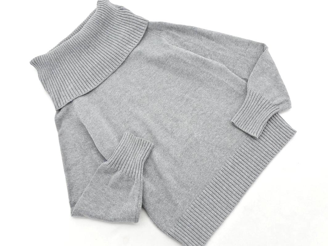Spick & Span スピック&スパン オフタートルネック ニット セーター グレー ◇■ ☆ fib1 レディース拍卖