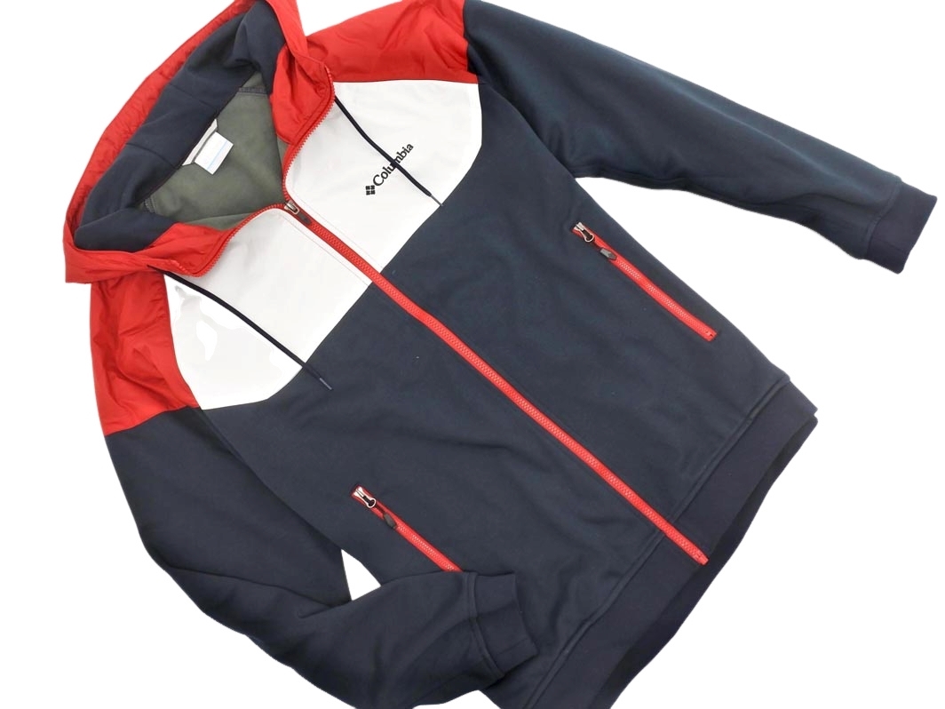 コロンビア PM1572 Red Table Pines Hoodie レッド テーブル パインズ フーディー ジャケット sizeXL/白x赤x紺 ◇■ ☆ fib6 メンズ拍卖