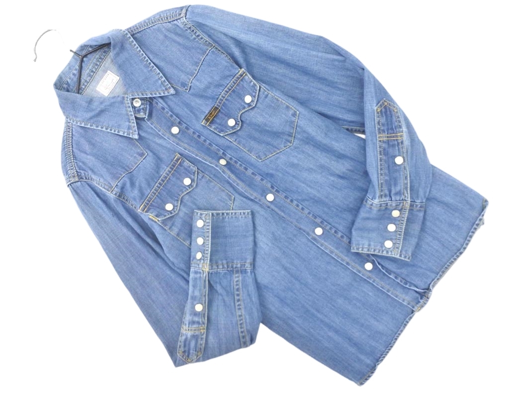 Lee リー デニム シャツ sizeM/青 ◇■ ☆ fib9 レディース拍卖