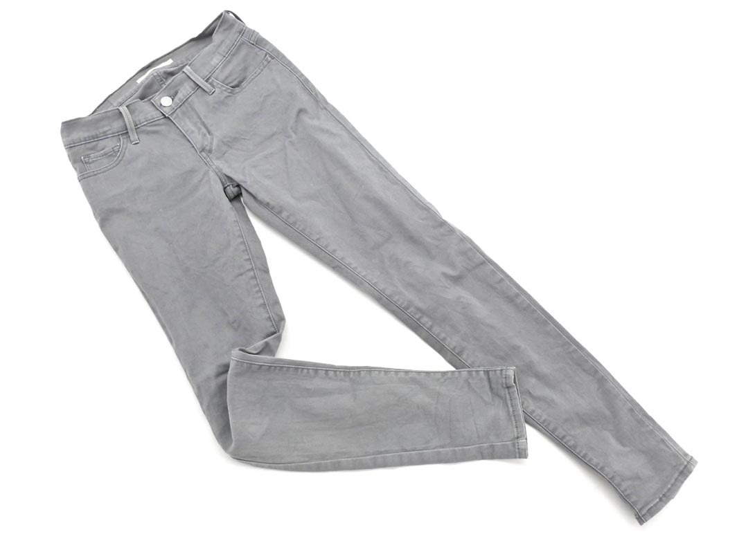 LEVI’S リーバイス ストレッチ スキニー パンツ size26/グレー ■■ ☆ fib8 レディース拍卖