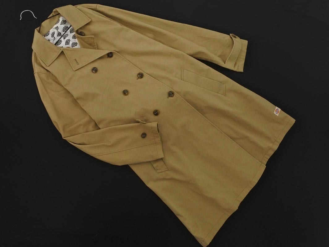 Dickies ディッキーズ ダブルボタン ロング コート sizeL/ベージュ ◇■ ☆ fib9 レディース拍卖
