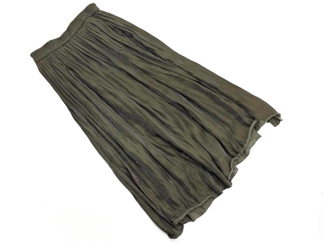 SHIPS シップス プリーツ スカート ダークグリーン ◇■ ☆ fic2 レディース拍卖