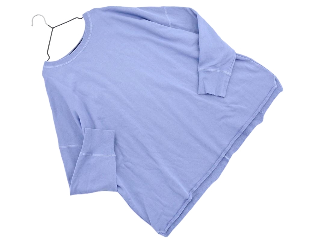 JOURNAL STANDARD relume ジャーナルスタンダードレリューム スウェット プルオーバー カットソー sizeF/青 ■◇ ☆ fic5 レディース拍卖