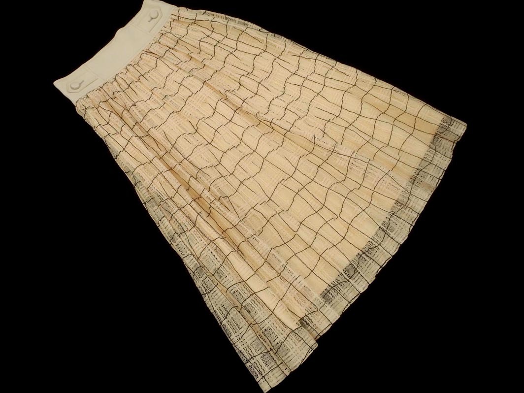 JILLSTUART ジルスチュアート レース ロング スカート size2/アイボリー ■◇ ☆ fic6 レディース拍卖