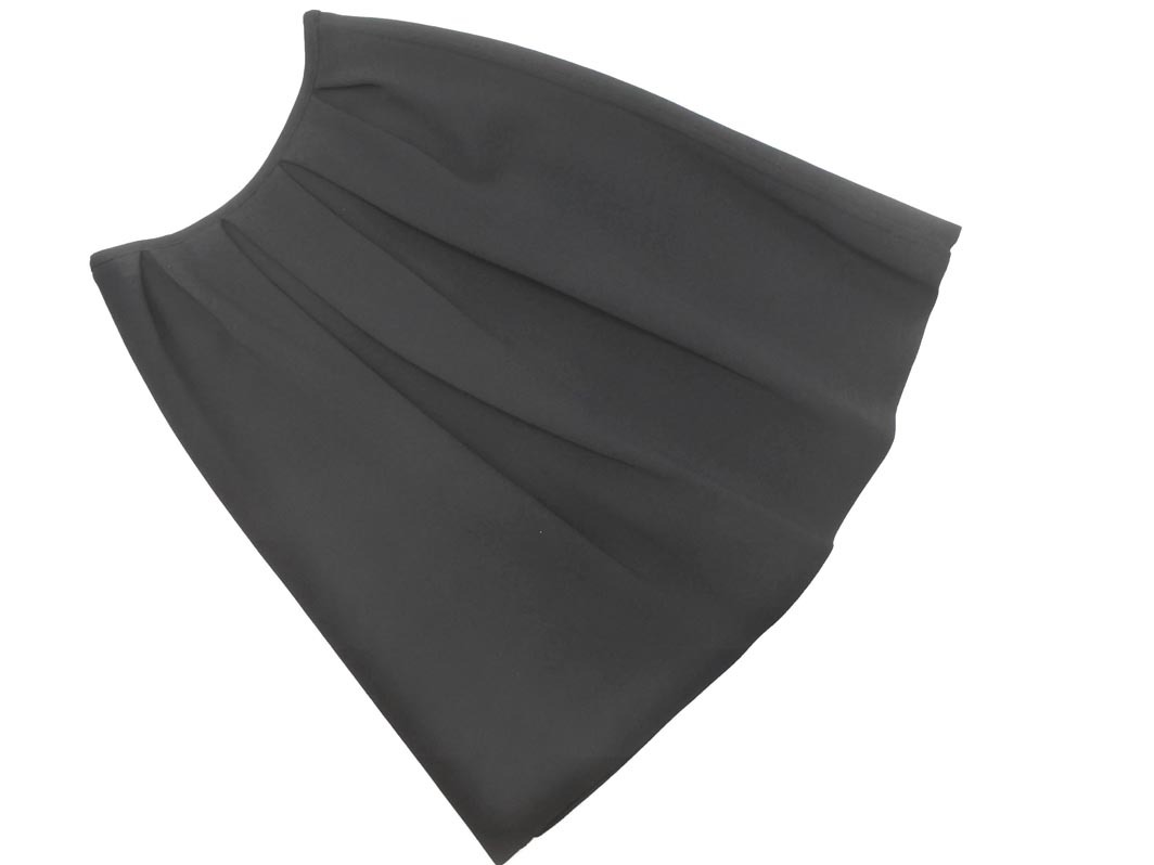 PRADA プラダ タック ニット スカート size38/黒 ◇■◎ ☆ fic5 レディース拍卖