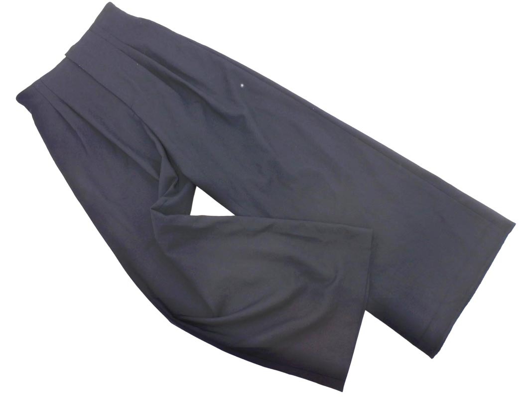 La TOTALITE ラトータリテ ウール混 ワイド パンツ size36/濃紺 ◇■ ☆ fid0 レディース拍卖