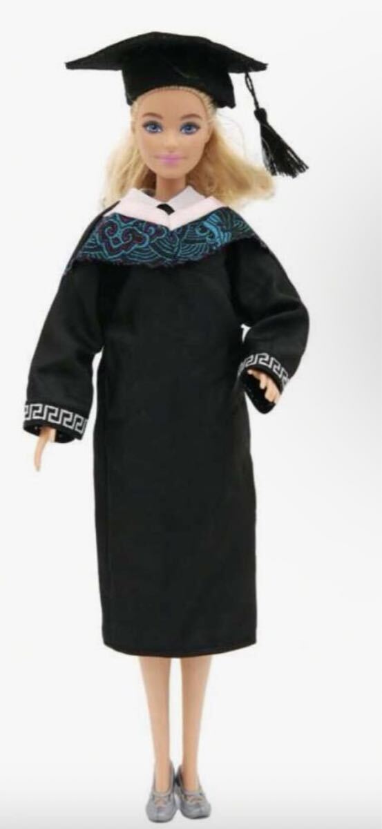 学生用ガウンセットバービーちゃん・リカちゃん・ジェニーちゃん・ケン・1/6 人形 ハンドメイド 制服 リカちゃん拍卖