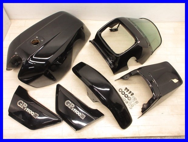 !☆e415 Z1100GP KZT10B 外装セット ガソリンタンク フロントカウル スクリーン シートカウル フロントフェンダー サイドカバー 180拍卖