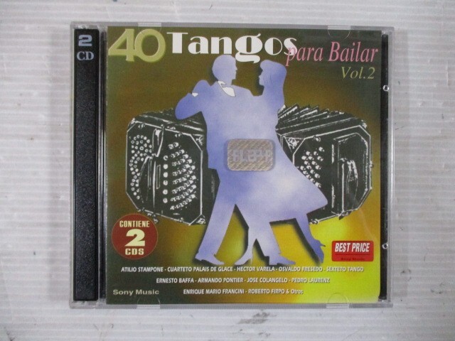 ZZ C2 送料無料♪【 40 TANGOS PARA BAILAR VOLUME 2 】中古CD 拍卖
