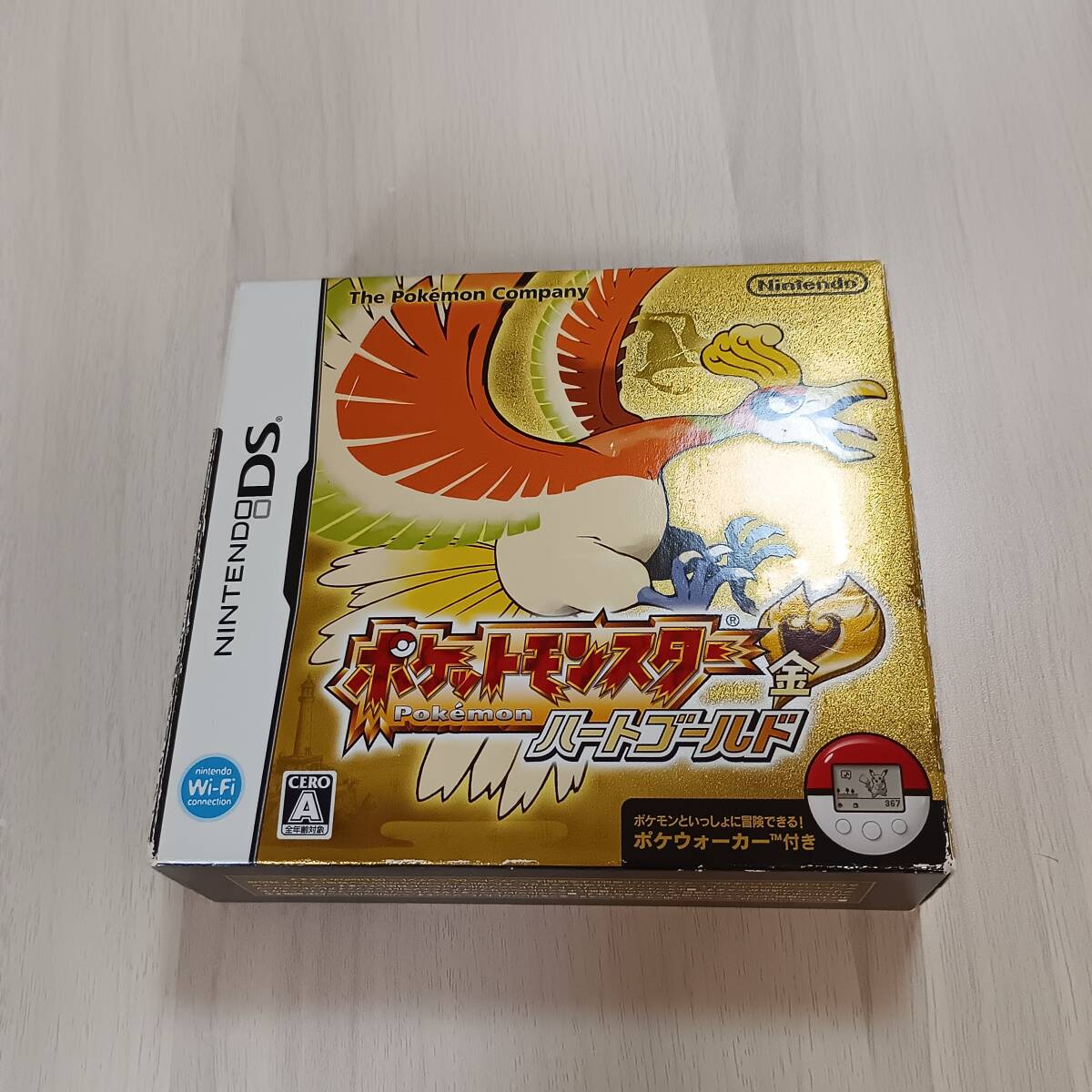 ◯ソフト無し DS ポケットモンスター ハートゴールド(ポケウォーカー同梱)   箱のみ  何本でも同梱OK◯拍卖