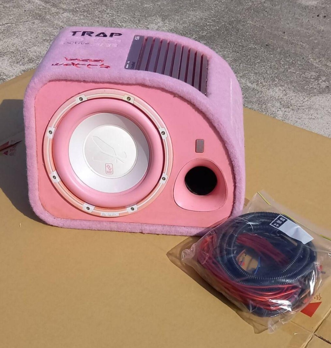 当時物 希少 激レア 廃盤 VIBE ヴァイブ サブウーファー サブウーハー ピンク 低音 中古品拍卖