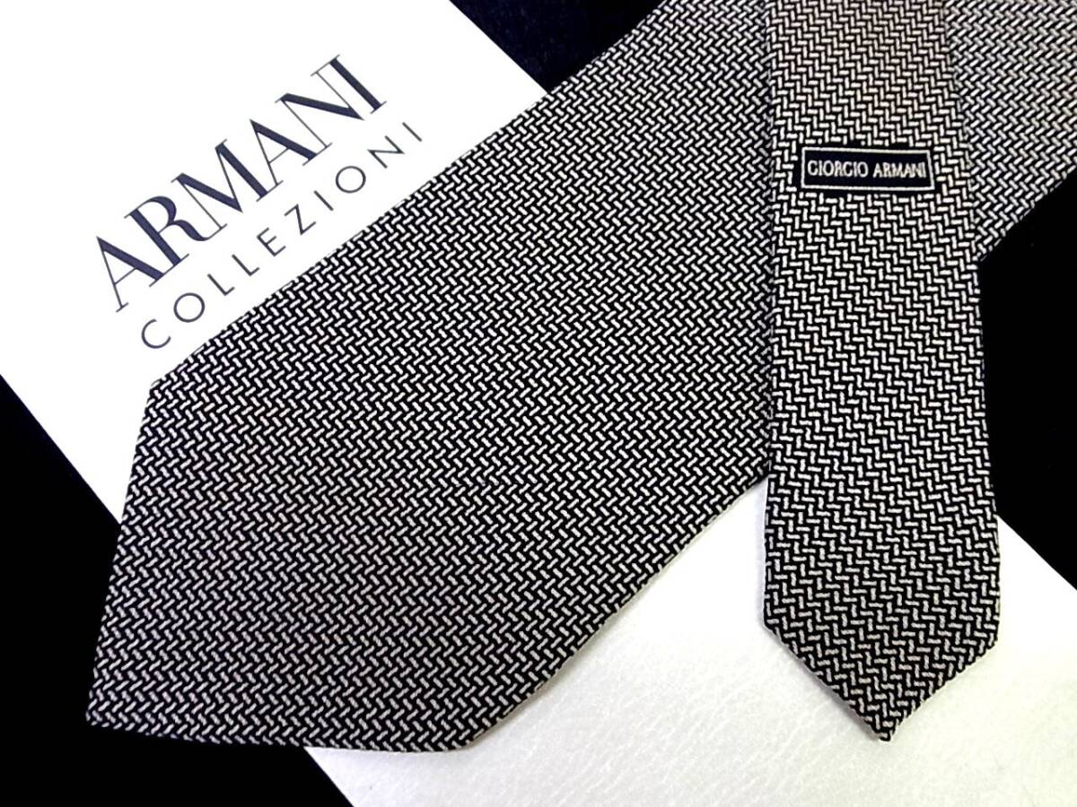 ■E5770N●良品●アルマーニ【COLLEZIONI】ネクタイ★拍卖