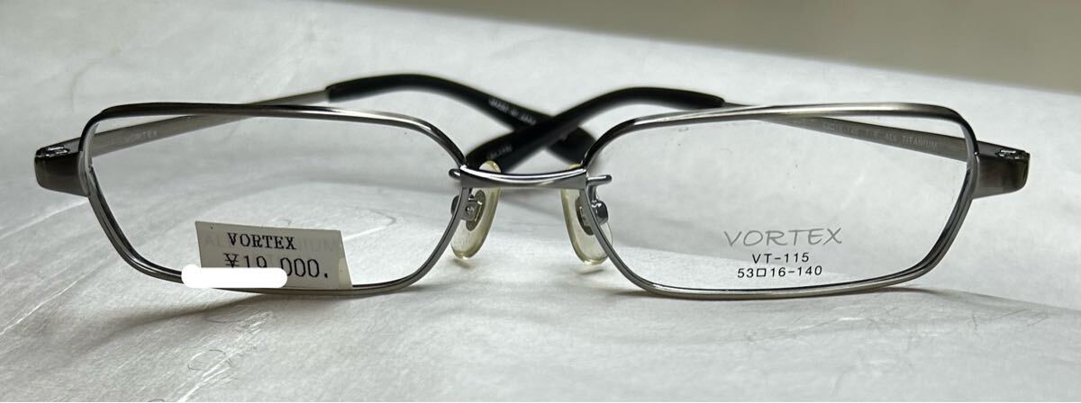 VORTEX 眼鏡フレーム フルリム t-β ALL TITANIUM 日本製 53-16-140 未使用 ヴィンテージ拍卖