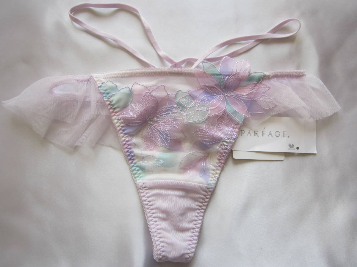 【ワコール】パルファージュ コスモスTバックショーツ M拍卖