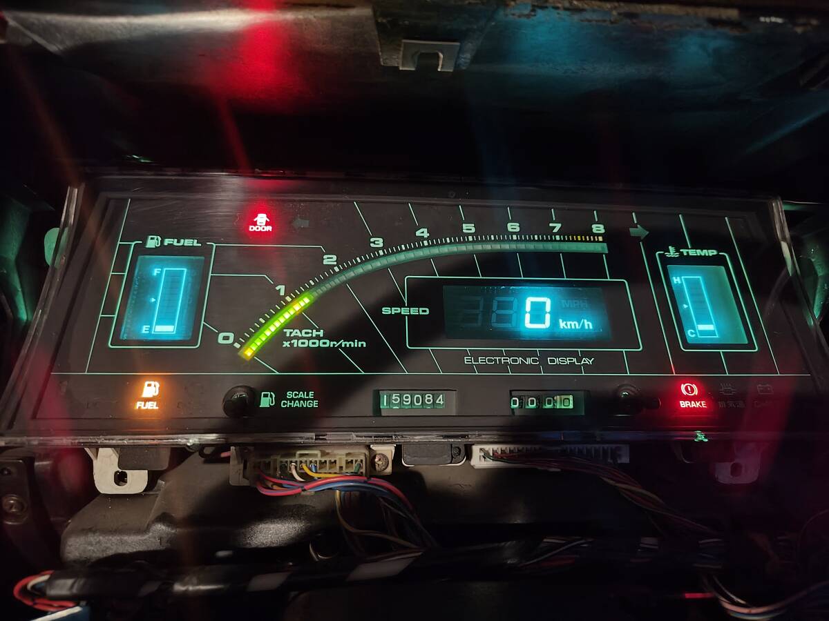 ☆★AE86 レビン トレノ 後期 純正オプション GT-APEX デジタルメーター 程度良好 美品 動作確認済み 純正 デジパネ 旧車 JDM Kouki★☆拍卖