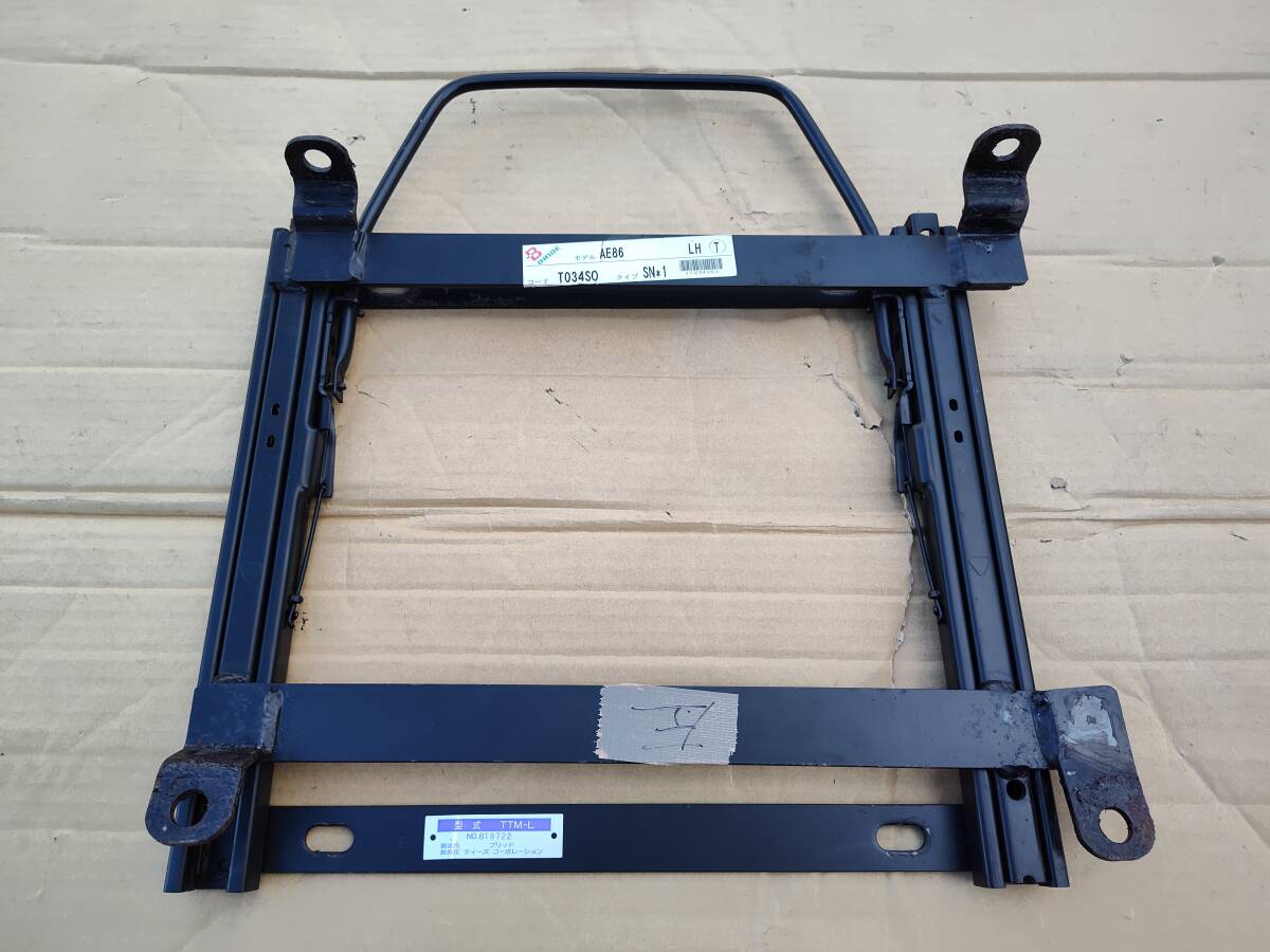 ☆即決あり☆AE86 レビン トレノ ブリッド BRIDE シートレール LH 助手席側 T034SO TTM-L☆拍卖