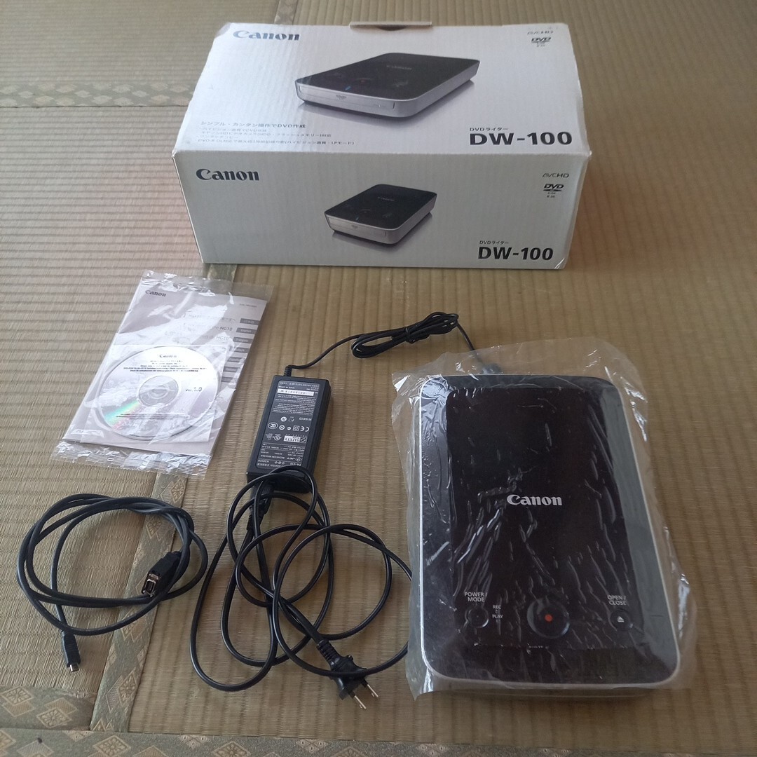 キャノン Canon DVDライター 通電確認 dw-100拍卖