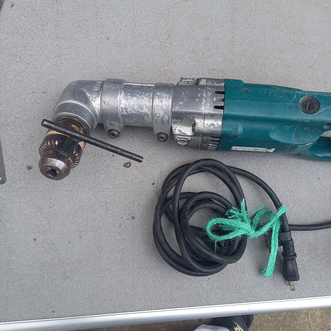 電動工具 da4000lr アングル アングルドリル 稼働品 マキタ チャックハンドル 13ミリ ドリル拍卖