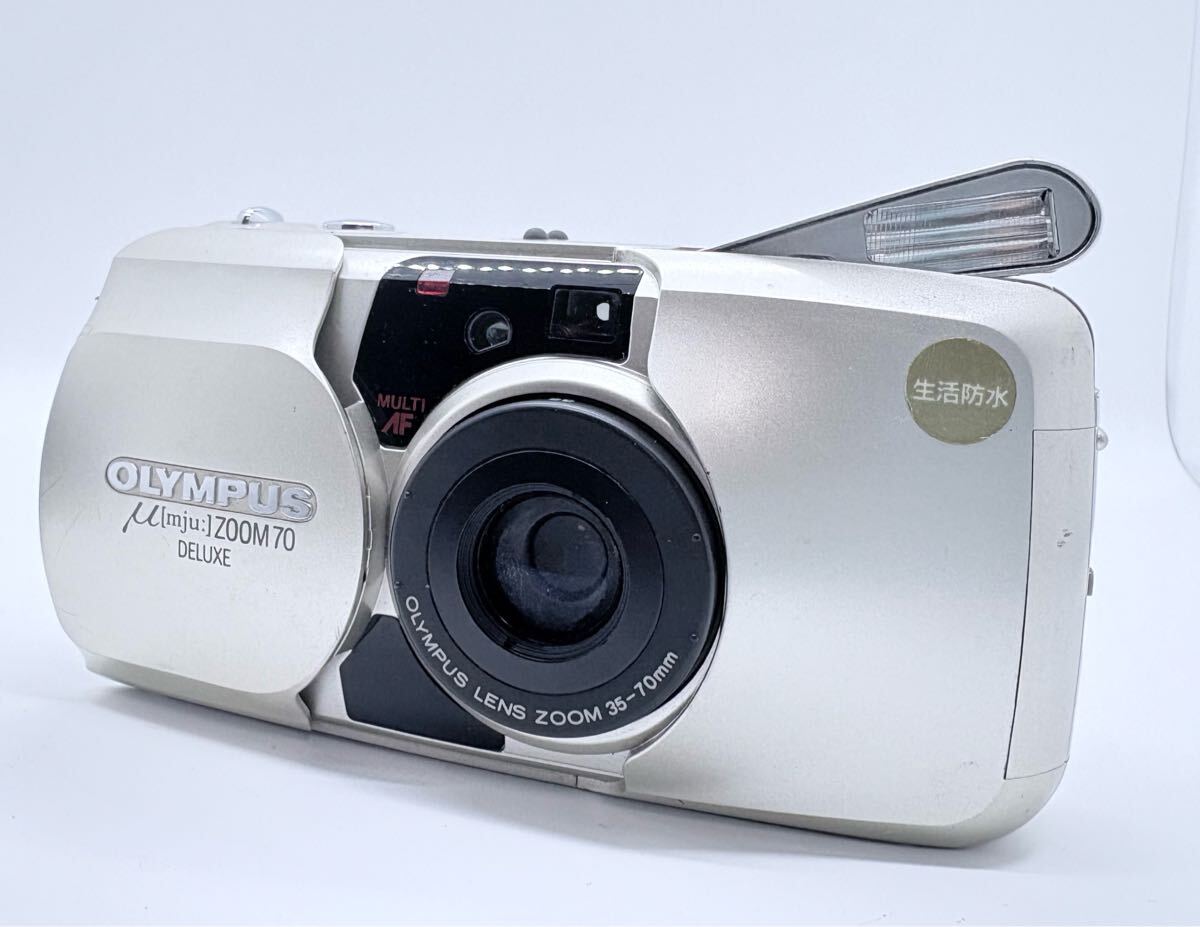 ★動作品★ OLYMPUS オリンパス μ ZOOM 70 DELUXE コンパクトフィルムカメラ #10884#31#04#03拍卖