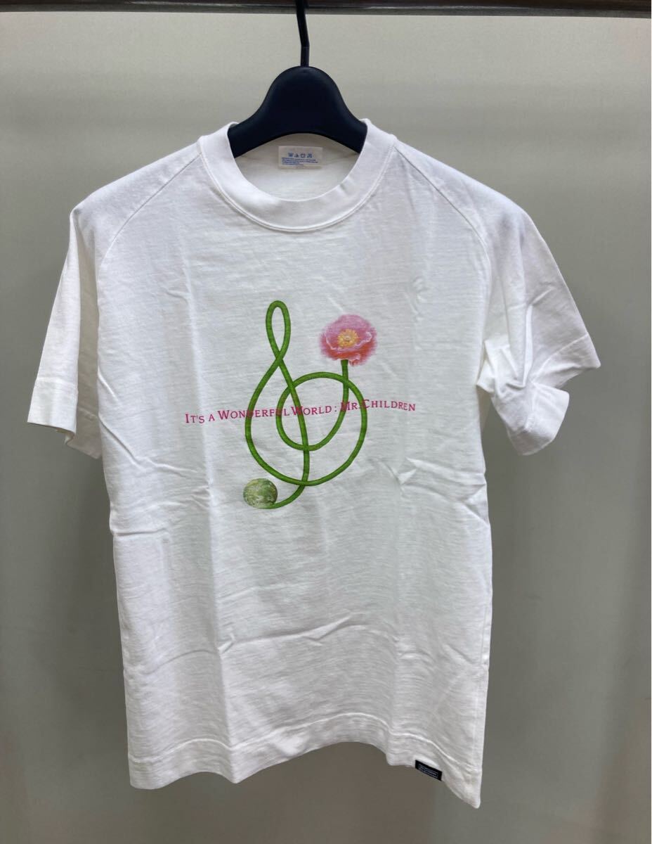 ミスチル 非売品 レア Tシャツ It's a wonderful world Mr.Children ミスターチルドレン プロモ 10th Anniversary 10周年記念 桜井和寿拍卖