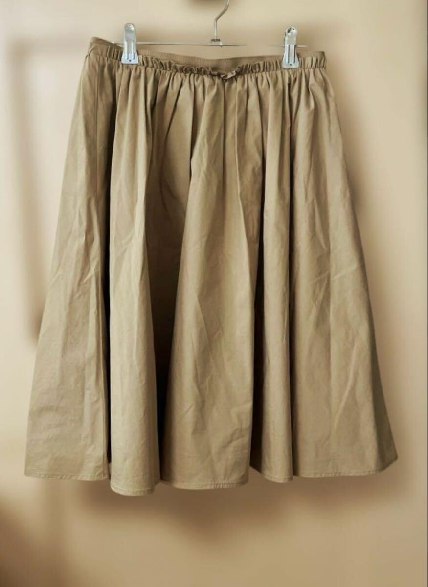 ANAYI アナイ ベージュ系膝丈スカート 38サイズ拍卖