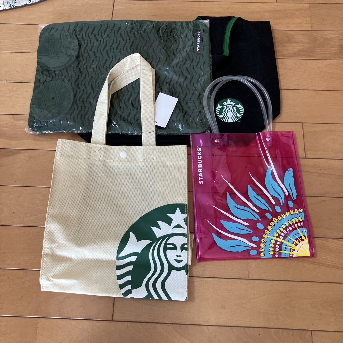 スターバックス トートバッグ3点&ランチョンマット コースター拍卖