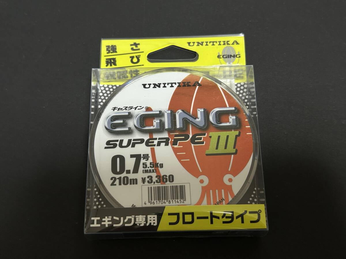 L ■■ 新品 ユニチカ エギングスーパーPE Ⅲ 0.7号 210m 1個 フロートタイプ パッケージ色褪せあり UNITIKA ■■ Z6.09拍卖