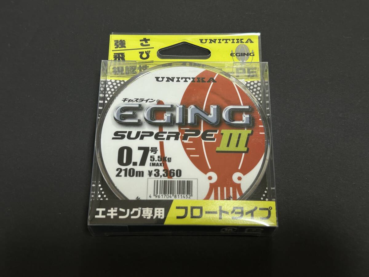 M ■■ 新品 ユニチカ エギングスーパーPE Ⅲ 0.7号 210m 1個 フロートタイプ パッケージ色褪せあり UNITIKA ■■ Z6.09拍卖