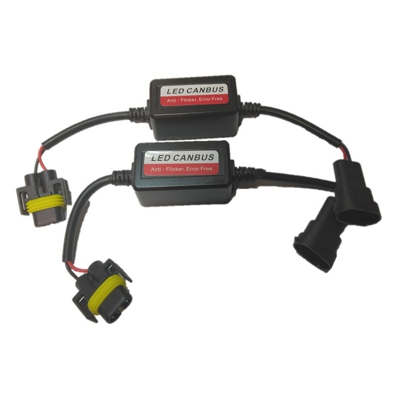 送料無料! LED 球切れ警告灯対策 ワーニングキャンセラー 2個セット H8/H9/H11 12V ヘッドライト&フォグランプ用拍卖