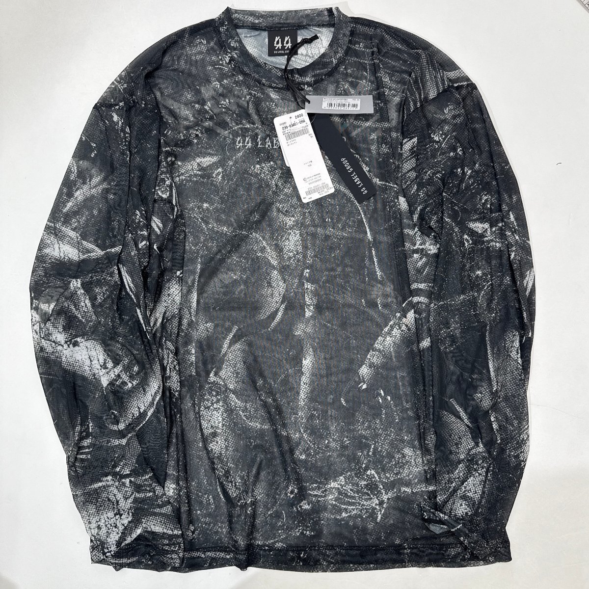 【新品・定価35,200円】44 LABEL GROUP × ANYMA ETERNITY LONG SLEEVE T-SHIRT メッシュロンT アニマ コラボアイテム 44レーベルグループ拍卖