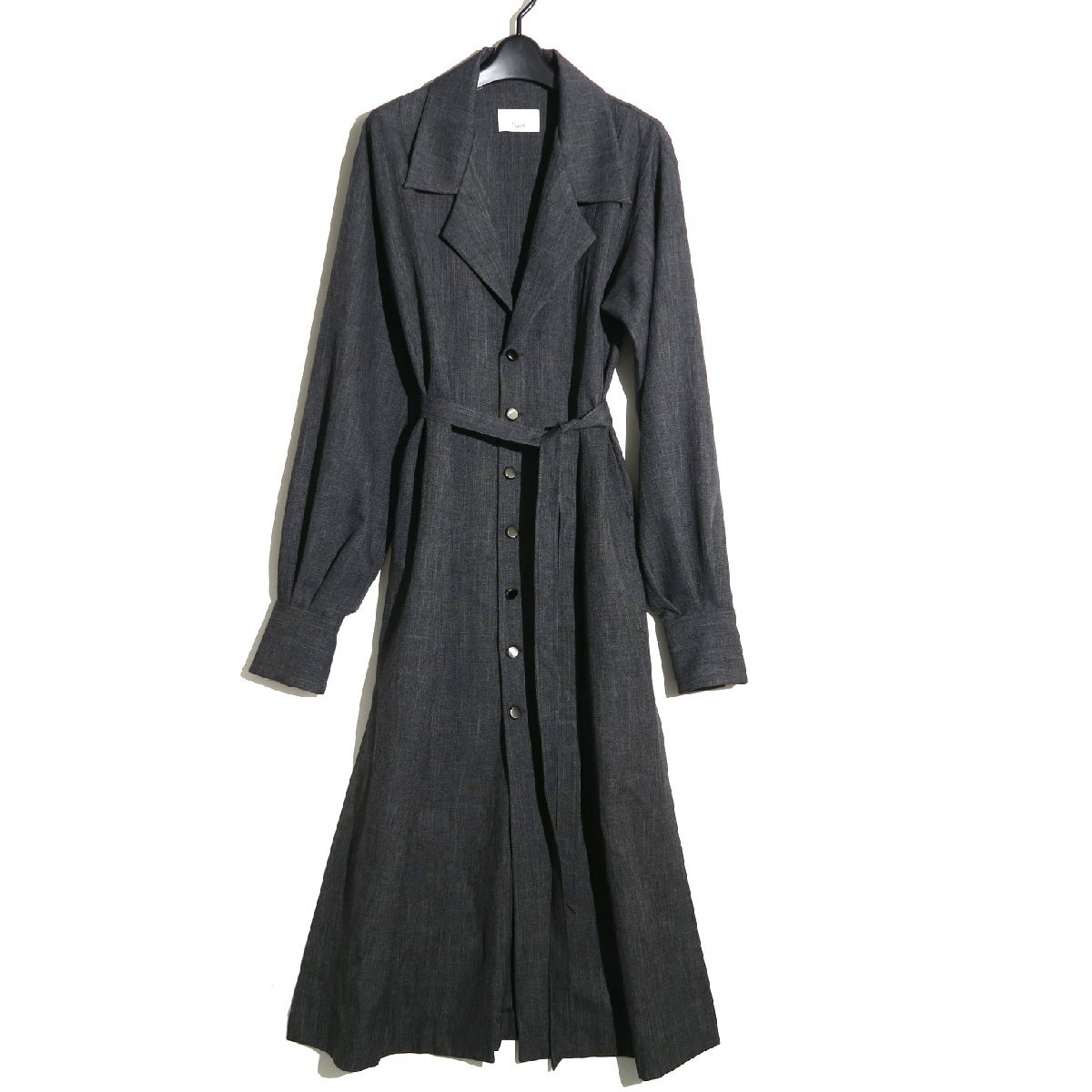 MeisMe メイスム Tailored collar long dress 024-02-2601 size1 テーラード カラー ロング ドレス ワンピース コート拍卖