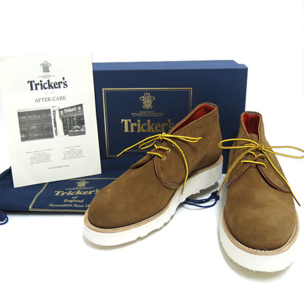 【別注】新品 Tricker's for SEA Ladie's Snuff Repello Chukka Boot size5 f4 L7848 トリッカーズ チャッカブーツ スエード レディース拍卖