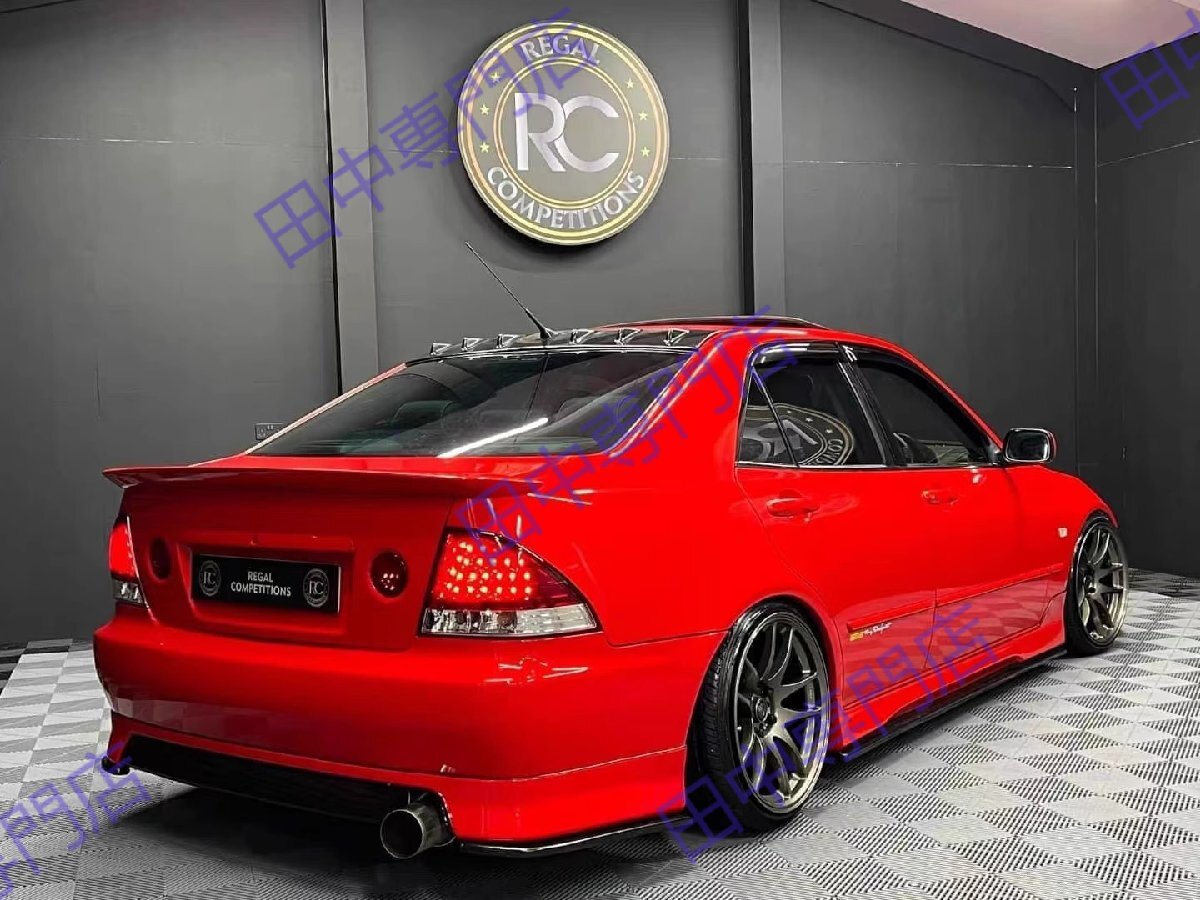 TOYOTA 初代アルテッツァ リアスポイラー トランクスポイラー ALTEZZA/XE10型 IS200 セダン 未塗装品 1998-2005年 カスタム エアロ拍卖